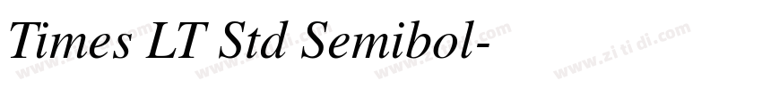 Times LT Std Semibol字体转换 Times LT Std Semibol字体转换